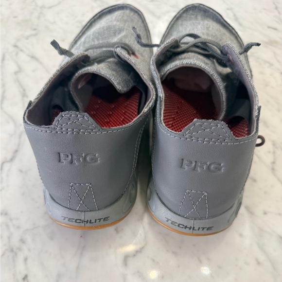 EXCELLENT Columbia PFG Gray Men's Waterproof Techlite Shoes Size 10 - Picture 4 of 8